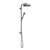 Душевая стойка Axor One 280 мм 1jet, Polished Black Chrome (48790330) Душевые стойки Хром-черный