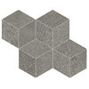 Плитка Lea Ceramiche Concreto and Zoom Cube Mix Concreto Medium Nat 35x30,5 (LGCC3M3) Lea Ceramiche Для кухни, Для общественных помещений, Для жилых помещений, Для ванной