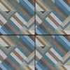 Плитка Mutina Azulej Prata Grigio 20x20 (PUA26) Для кухни, Для общественных помещений, Для жилых помещений, Для ванной