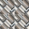 Плитка Mutina Azulej Prata Nero 20x20 (PUA46) Для кухні, Для громадських приміщень, Для житлових приміщень, Для ванної
