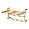 Електрична рушникосушка з полицею Margaroli Sereno, золото 306x530 (579 / M-ORO) MargaroliSereno 