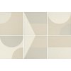Плитка Mutina Puzzle Set of patterns Faroe 25x25 (BOZCM31) Для кухни, Для общественных помещений, Для жилых помещений, Для ванной