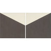 Плитка Mutina Puzzle Edge Steel 25x25 (BOZED52) Для кухни, Для общественных помещений, Для жилых помещений, Для ванной
