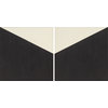 Плитка Mutina Puzzle Edge Coal 25x25 (BOZED54) Для кухни, Для общественных помещений, Для жилых помещений, Для ванной