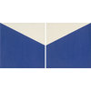 Плитка Mutina Puzzle Edge Cerulean 25x25 (BOZED56) Для кухни, Для общественных помещений, Для жилых помещений, Для ванной