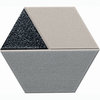 Плитка Decoratori Bassanesi Linea Metal Brunito 15x17 (LINEABRU) Для кухні, Для громадських приміщень, Для житлових приміщень, Для ванної
