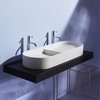 Керамическая раковина 100 см Laufen Sonar, белый (H8123480001121) На столешницу, На тумбу Овальные