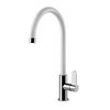 Змішувач для кухні Gessi Kitchen HELIUM, матовий білий / хром(60075-379) Для кухні Хром-білий