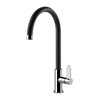 Смеситель для кухни Gessi Kitchen HELIUM, матовый черный/хром (60075-399) Для кухни Хром-черный