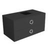 Тумба під раковину Simas Henges, чорний (HEM02-Black Matte) Simas Тумби