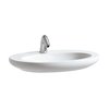 Керамическая раковина 75 см Laufen IL BAGNO ALESSI One, белый (H8189724001041) На столешницу, На тумбу Овальные
