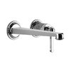 Настенный смеситель для раковины 215 мм Gessi Venti20 (65089-031) Для раковины Хром