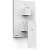 Смеситель Tres Slim Exclusive SLIM-TRES, белый матовый (10628001BM) Для ванны, Для душа Белый матовый