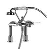 Cмеситель для ванны Gessi Venti20 (65115-031) Для ванны Хром