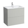 Мебельный комплект 80 см Laufen Kartell, серый (H8603356411041) Laufen Мебельные комплекты