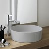 Керамическая раковина 42 см Laufen Kartell, серый матовый (H8123317591121) На столешницу, На тумбу Круглые