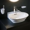 Керамічна раковина 50 см з шліфованим ниизом Laufen The New Classic, білий матовий (H8168527571041) Підвісні 