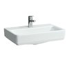 Керамічна раковина 55 см з шліфованим низом Laufen Pro S, Білий (H8179580001041) На стільницю, На тумбу, Підвісні 