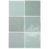 Плитка Equipe Ceramicas Artisan Aqua13,2x13, 2 (24458) Для кухні, Для ванни, Для громадських приміщень, Для житлових приміщень