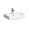 Керамическая мини-раковина 45 см с шлифованным низом Laufen Pro S, белый (H8169610001041) На столешницу, На тумбу, Подвесные Прямоугольные