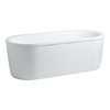 Ванна окремостояча акрилова Laufen Solutions 180х80 см, white (H2245120000001) Laufen Овальні