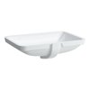 Керамическая встраиваемая раковина 55*38 см Laufen Pro S, белый (H8119630001091) Встраиваемые снизу Прямоугольные