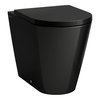 Напольный безободковый унитаз Laufen Kartell, черный глянцевый (H8233370200001) Напольные 