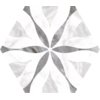Плитка Equipe Ceramicas Bardiglio Hexagon Flower 17, 5x20 (23772) Для кухні, Для ванни, Для громадських приміщень, Для житлових приміщень