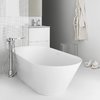 Ванна окремостояча зі штучного каменю Laufen Kartell 171х81 см, white (H2263320000001) Laufen Овальні