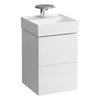Тумба подвесная с 2 ящиками, 44 см Laufen Kartell, белый матовый (H4075080336401) Laufen Тумбы