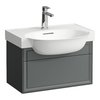 Тумба подвесная с 1 выдвижным ящиком, 57 см Laufen The New Classic, серый (H4060310856271) Laufen Тумбы