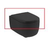 Крышка для унитаза soft-closing NIC Design Ovvio, черный глянцевый (005 437.008) 