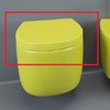 Кришка для унітазу soft-closing NIC Design Milk, жовтий глянцевий (005 528.071) 