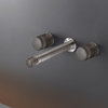 Настенный смеситель для раковины CEA Up&Down 225 мм, Anthracite grey (UDT08-G-S) Для раковины Нерж. сталь, Серый, Темно-серый