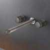 Настенный смеситель для раковины CEA Up&Down 300 мм, Anthracite grey (UDT09-G-S) Для раковины Нерж. сталь, Серый, Темно-серый
