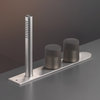Змішувач для ванни CEA Up&amp;Down, Anthracite grey (UDT24-G-S) Для ванни Нерж. сталь, Сірий, Темно-сірий
