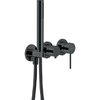 Смеситель для душа Nobili Velis, diamond smoke pvd (WESK100/1VEFLP) Для ванны, Для душа Черный