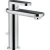 Смеситель для раковины Nobili Dress, chrome and polished carbon (DS106118/1C21) Для раковины Хром-черный