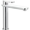 Смеситель для раковины Nobili Dress, inox T.E.A.+ and FENIX NTM® bianco kos (DS106158/2TBK) Для раковины Нержавеющая сталь/белый