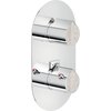 Термостатический смеситель для душа Nobili Dress, chrome and shabby wood (DS106101C09) Для душа Хром-бежевый