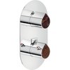 Термостатичний змішувач для душу Nobili Dress, chrome and corten (DS106101C16) Для душа Хром-коричневий