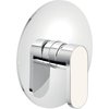 Смеситель для душа Nobili Dress, chrome and milky white (DS106108C01) Для душа Хром-молочный