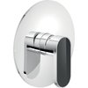 Змішувач для душу Nobili Dress, chrome and polished carbon (DS106108C21) Для душа Хром-чорний