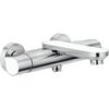 Смеситель для ванны Nobili Dress, inox T.E.A.+ and FENIX NTM® bianco kos (DS106110/1TBK) Для ванны Нержавеющая сталь/белый