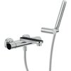 Смеситель для ванны Nobili Dress, inox T.E.A.+ and FENIX NTM® nero ingo (DS106110TNI) Для ванны Нержавеющая сталь/черный