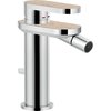 Смеситель для биде Nobili Dress, chrome and vanilla wood (DS106119/1C10) Для биде Хром-ванильный