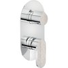 Смеситель для душа на 2 выхода Nobili Dress, chrome and shabby wood (WE81102/DSC09) Для душа Хром-бежевый