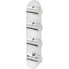 Термостатичний змішувач для душу на 4 виходи Nobili Dress, chrome and shabby wood (DS106104C09) Для душа Хром-бежевий