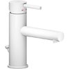 Змішувач для раковини Nobili Live, polar white (LV00418/1WM) Для раковини Білий матовий