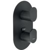 Термостатичний змішувач для душу на 2 виходи Nobili Yoyo, velvet black (UP94102BM) Для душа Чорний матовий